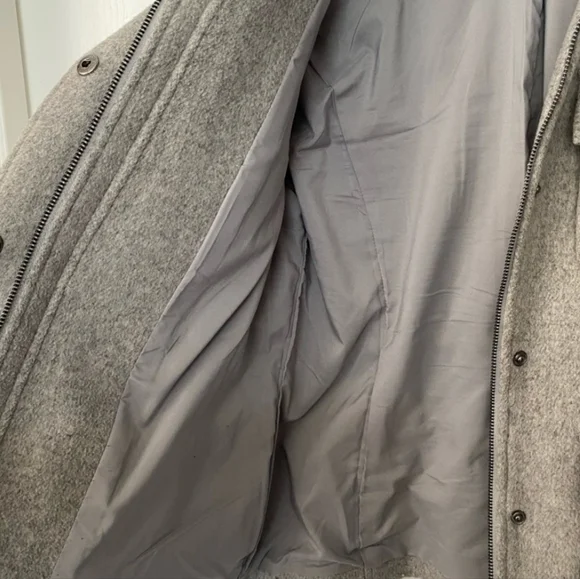 Calvin Klein Wool Military Jacket Size 4 - Picture 10 of 11